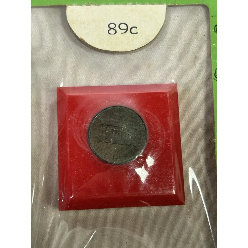 Vintage Adams Magical Block New Old Stock Pranks Penny To Dime Magician Collect